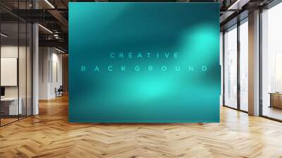 Modern abstract blue gradient banner background design Wall mural