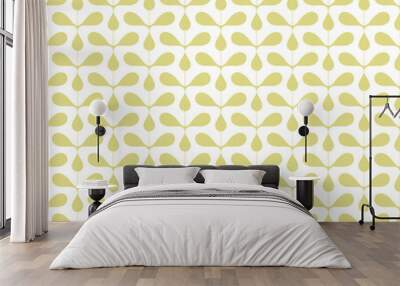 Seamless pattern with a simple geometric pattern. Fashionable Scandinavian pattern. Wall mural