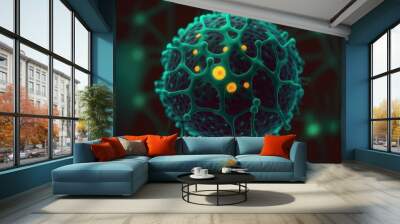 A macro closeup of cells. Wall mural