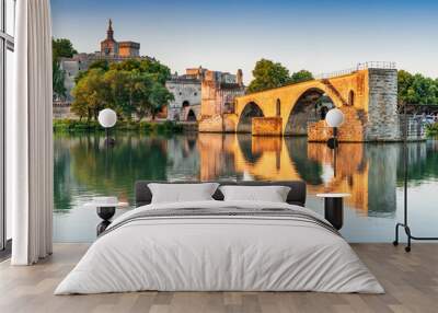 Avignon, Provence, France - Pont Saint-Benezet Wall mural