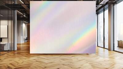 Holographic neon shiny background. Minimalist style, millennial colors. Wall mural