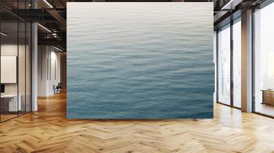 The beautiful calm view of blue sea. Nature background, aerial view. Wall mural