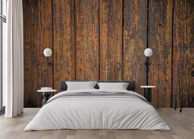 Painted wooden fence background Wall mural