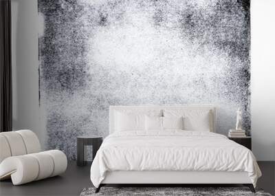 Rolled Acrylic Paint Isolated on White Background Wall mural