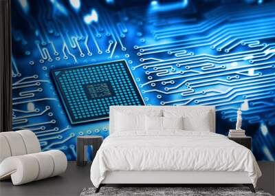 integrated microchip Wall mural