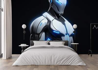 High definition robot, with intricate details Wall mural