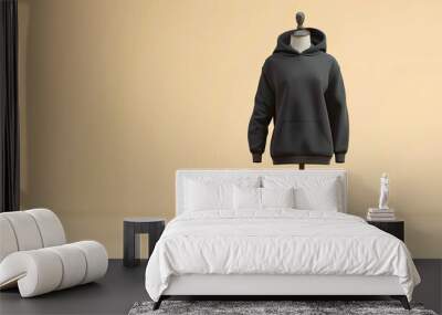  hoodie for print presentation mock-up, flat lay.  Wall mural