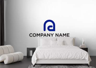 This logo is a combination of 2 letters namely N and C, the design of the logo is made modern,  abstract, combination, luxurious and futuristic Wall mural