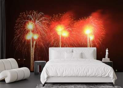 fireworks 2 Wall mural