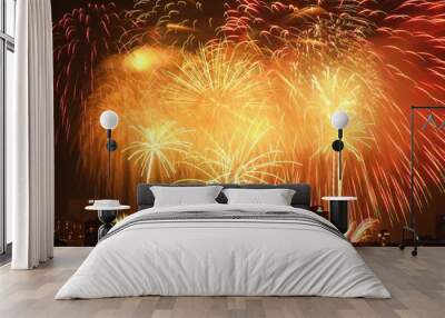 fireworks 9 Wall mural