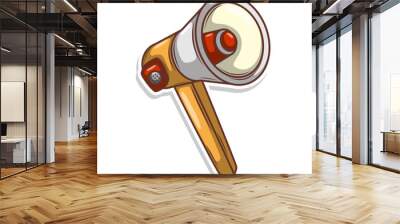 megaphone vector illustration speaker Wall mural