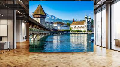 Lucerne in Switzerland Wall mural