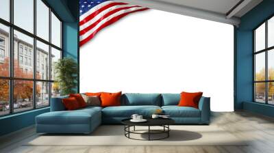 American flag for Memorial day Wall mural