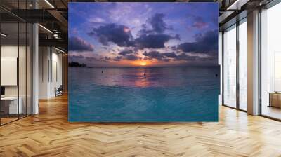 Isla Mujeres Sunset Wall mural