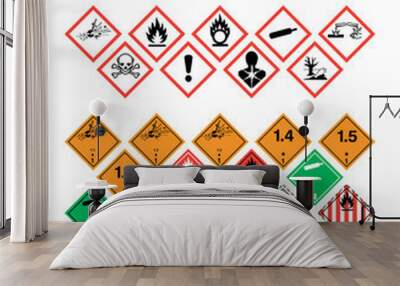 Globally Harmonized System - Original pictogram  Wall mural