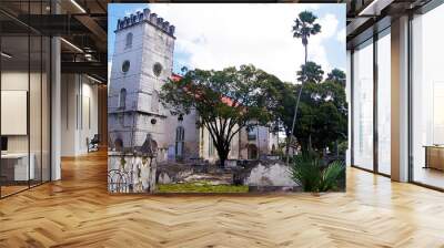 Catholic church in Bridgetown, Barbados Wall mural