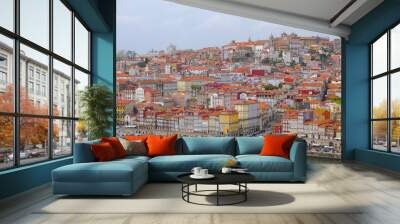 Porto, Portugal - View of the city of Porto. Wall mural