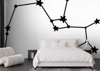 Sagittarius star constellation Wall mural