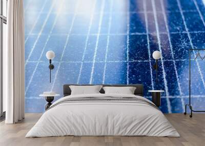 Broken solar panel Wall mural