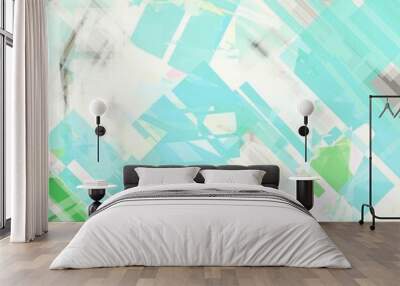 abstract blue pattern texture background illustration Wall mural