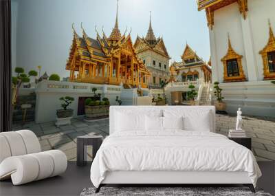 Awesome view of the Grand Palace in Bangkok, Thailand Wall mural