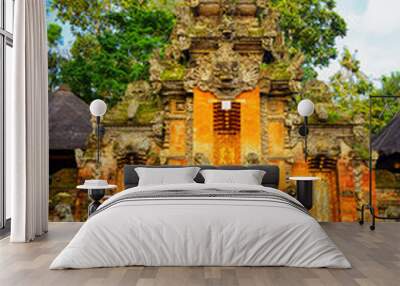 traditional balinese architecture Wall mural