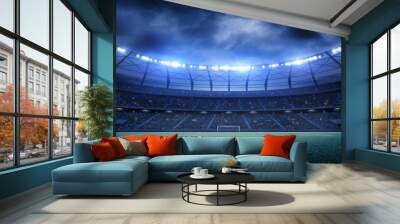 The stadium Wall mural