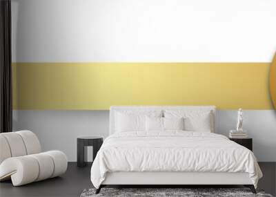 Gold Band Banner Kreis Kugel Rund  Wall mural