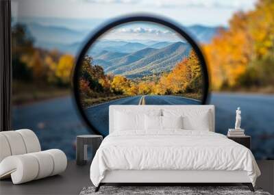 A landscape from the camera lens Wall mural