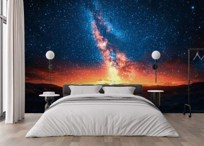 fantasy art with the theme of astronomy and constellations Wall mural