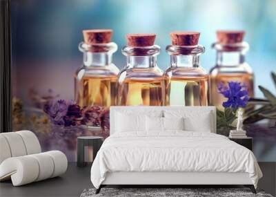 Perfume Oil bottles or Aroma Therapy Wall mural