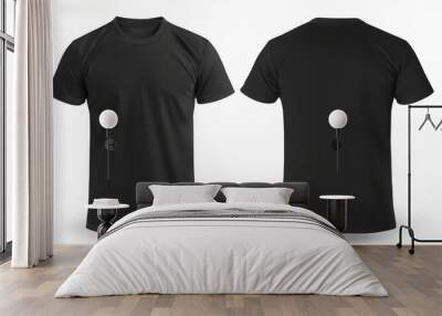 Shirt Mockup for Product Design - T-shirt Template for Logo Placement and Branding Wall mural