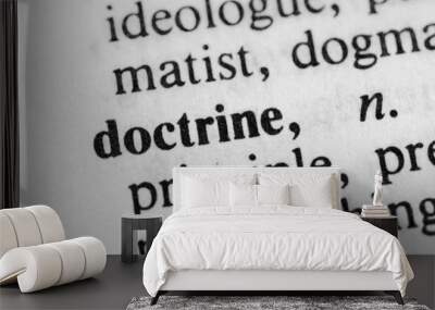 Doctrine Wall mural