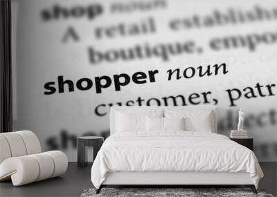 Shopper Wall mural