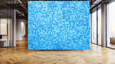 1314256 Swimming pool blue mosaic background. Wall mural