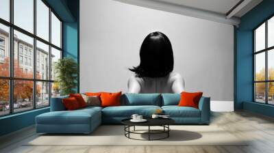 fine art portrait of elegant girl. studio photo. Wall mural