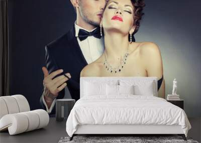 Sensual couple Wall mural