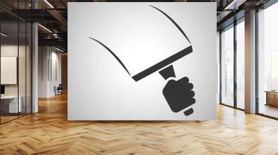 window washer icon Wall mural