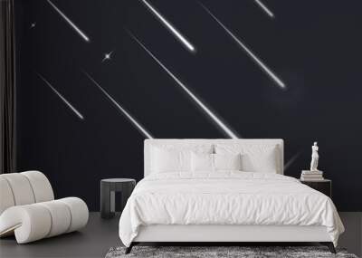 Shooting stars light Wall mural