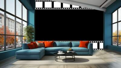 retro photo movie film strip, vintage filmstrip . photo film. Wall mural