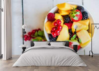 Fruit salad Wall mural