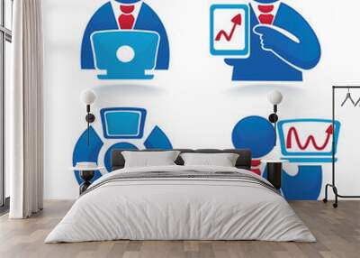 modern technology in business Wall mural