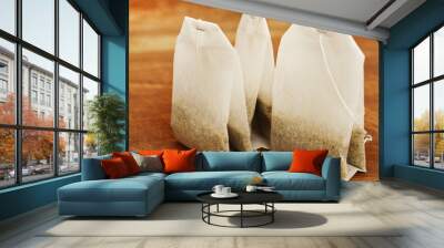 tea bags Wall mural