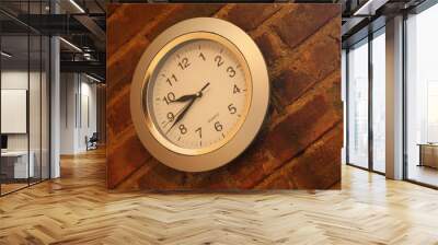 Wall Clock Wall mural