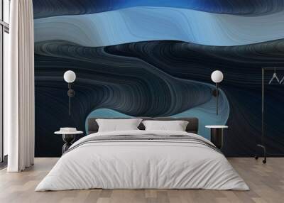 abstract clean background with cadet blue, very dark blue and slate gray colors. good wallpaper or canvas design Wall mural