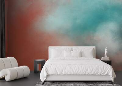 stunning abstract painting background graphic with pastel brown, dark gray and dark slate gray colors and space for text or image. can be used as horizontal header or banner orientation Wall mural