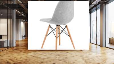 Modern design kitchen chair isolated on white background Wall mural