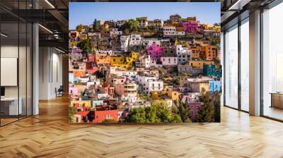 colourful buildings Wall mural