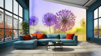 Flowering Onion Wall mural