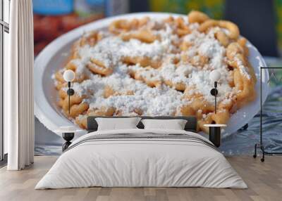 Funnel Cake Elephant Ear Wall mural